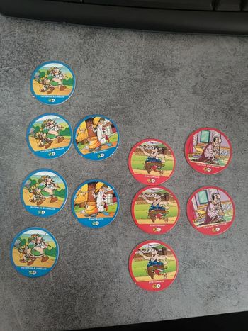 Lot de pogs Astérix