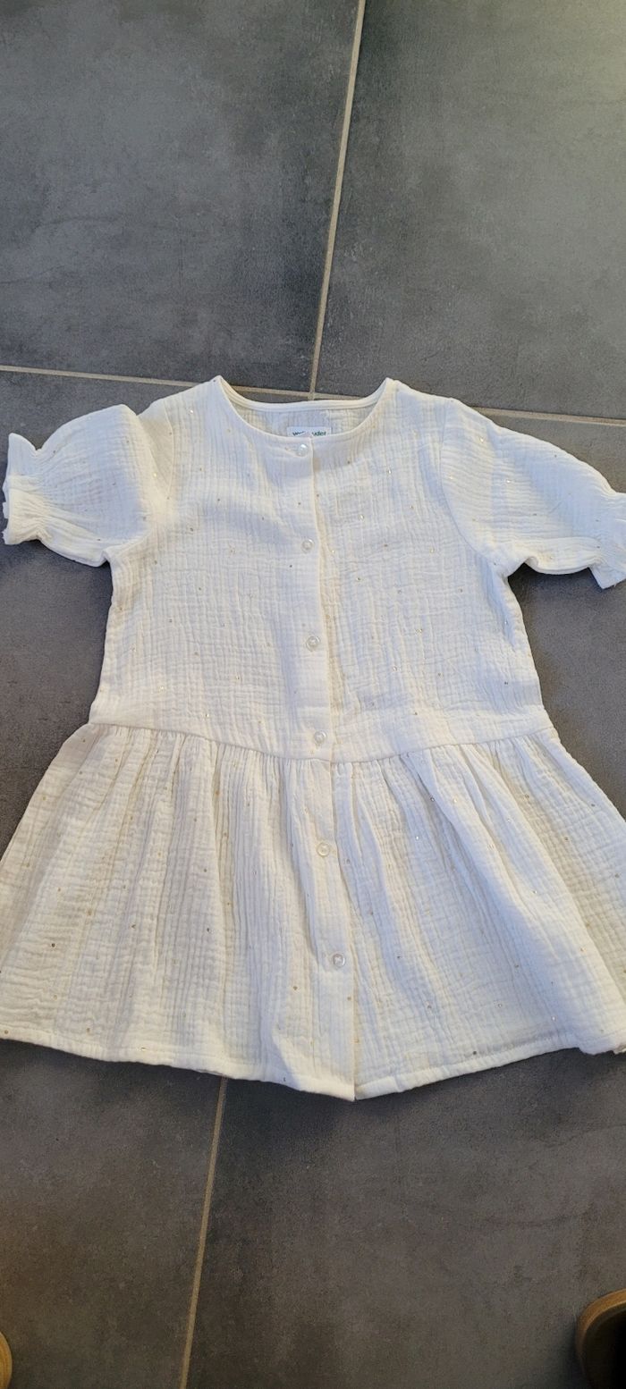 Robe blanche Vertbaudet