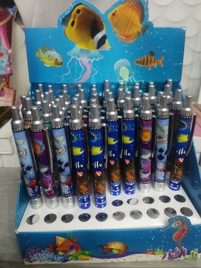 Lot stylos animaux marins - photo numéro 3