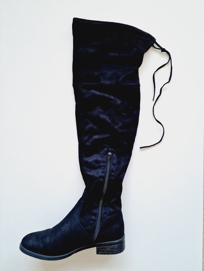 Lily Shoes - Cuissardes, talon plat - Noir - 38 - photo numéro 3