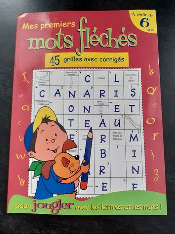 Livre :Mes premiers mots fléchés