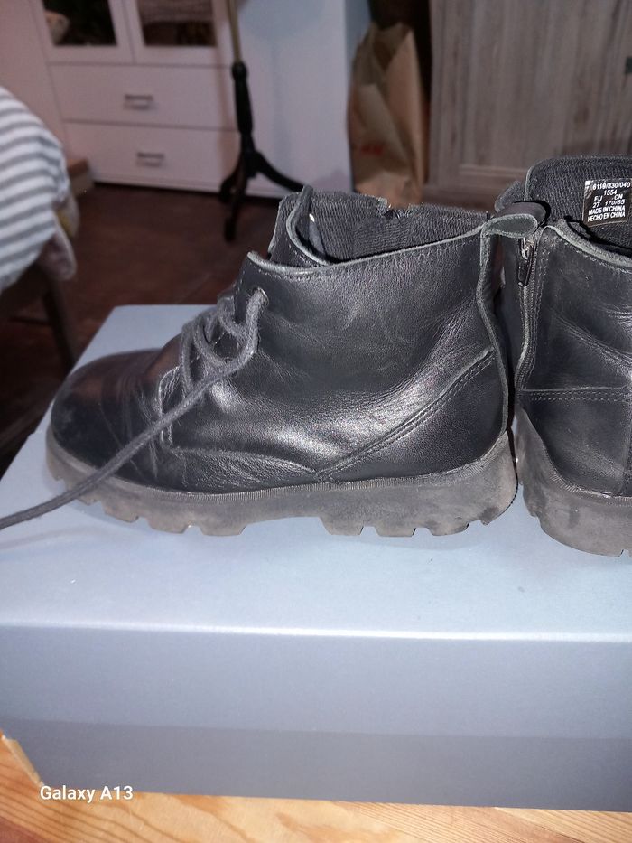 Bottines à lacets et zip Zara Kids - Taille 27 - photo numéro 6