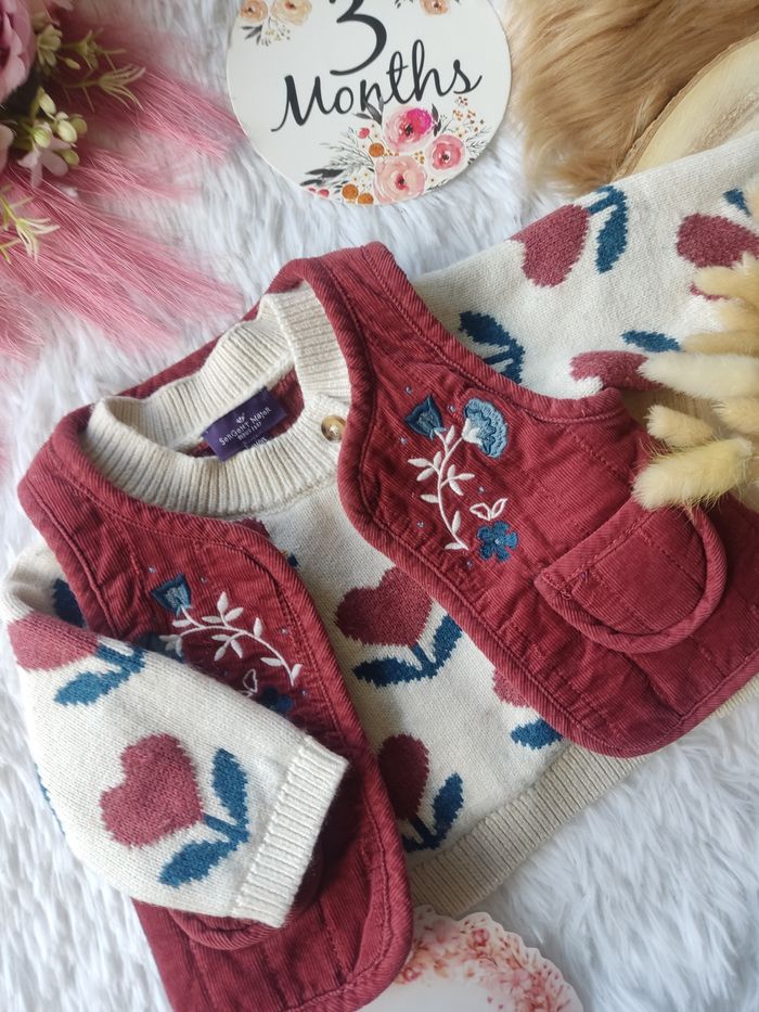 Ensemble hiver sergent major fille 3 mois 🎀 - photo numéro 6