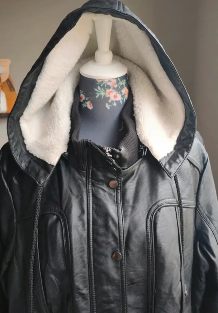 Veste simili cuir bon prix - photo numéro 3