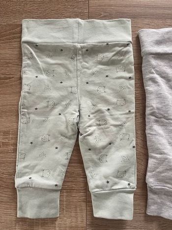 👶🏻 Craquant leggings gris et vert 👶🏻