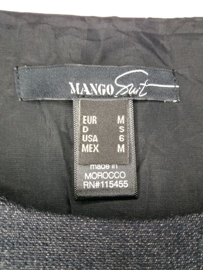 Robe Mango taille M gris foncé chiné - photo numéro 3