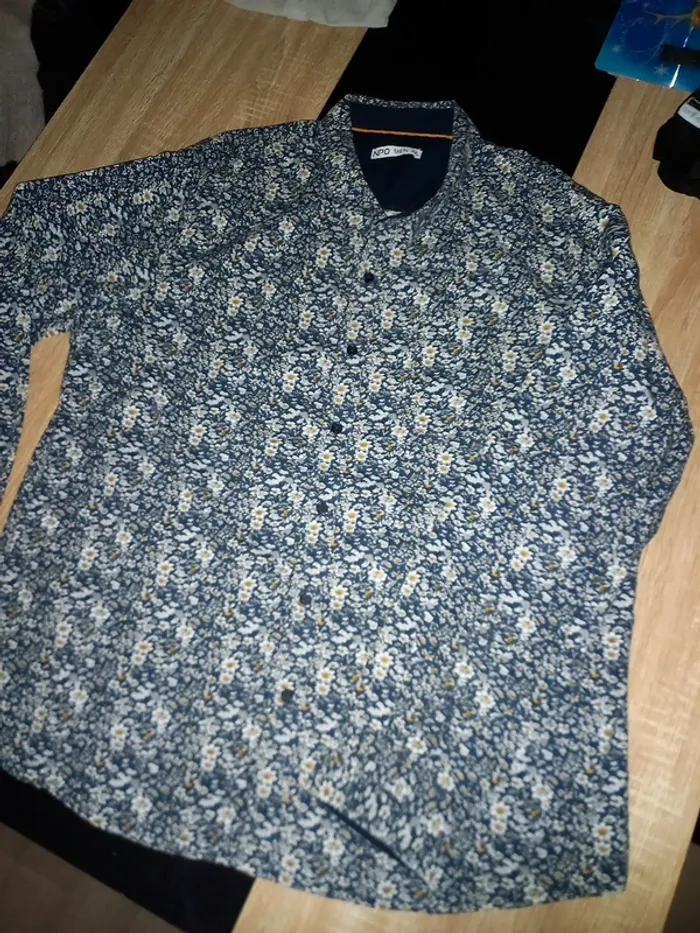 Chemise fleurie homme XXL