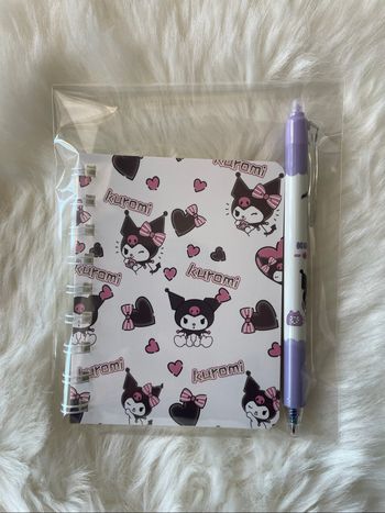 Carnet + stylo kuromi