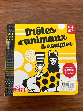 Drôles d'animaux à compter pat à pon