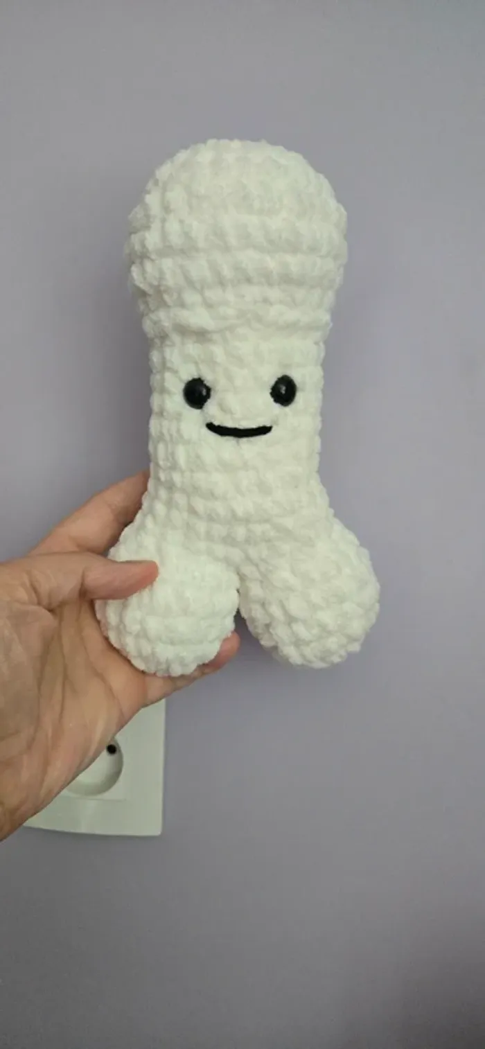 Peluche zizi géant blanc neuf - photo numéro 3