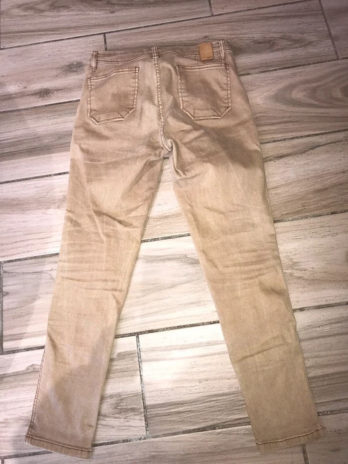 Pantalon jeans beige ichi 36 - photo numéro 6