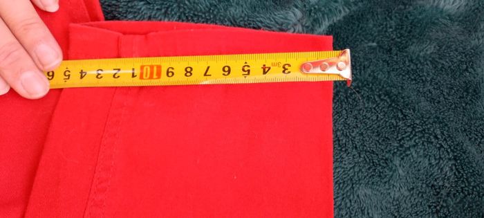 Pantalon toile rouge NEUF - photo numéro 6