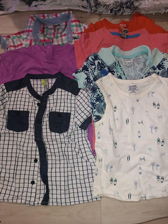 Lot maillot t-shirt chemise - photo numéro 1