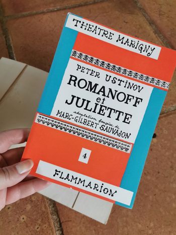 Théâtre Marigny, livre de Peter Ustinov