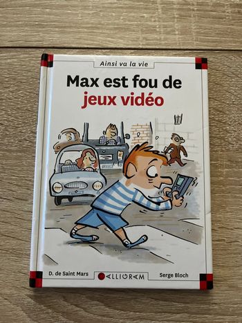Livre Max et Lili numéro 8 - Max est four de jeux vidéo