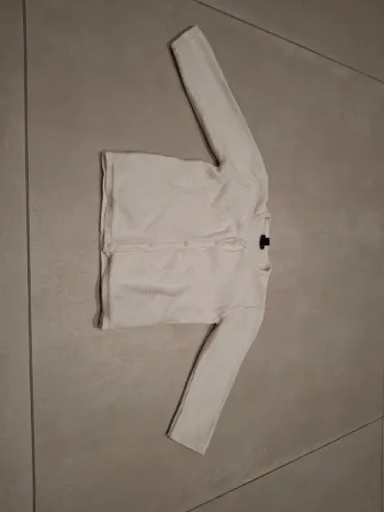 Gilet blanc 12 mois