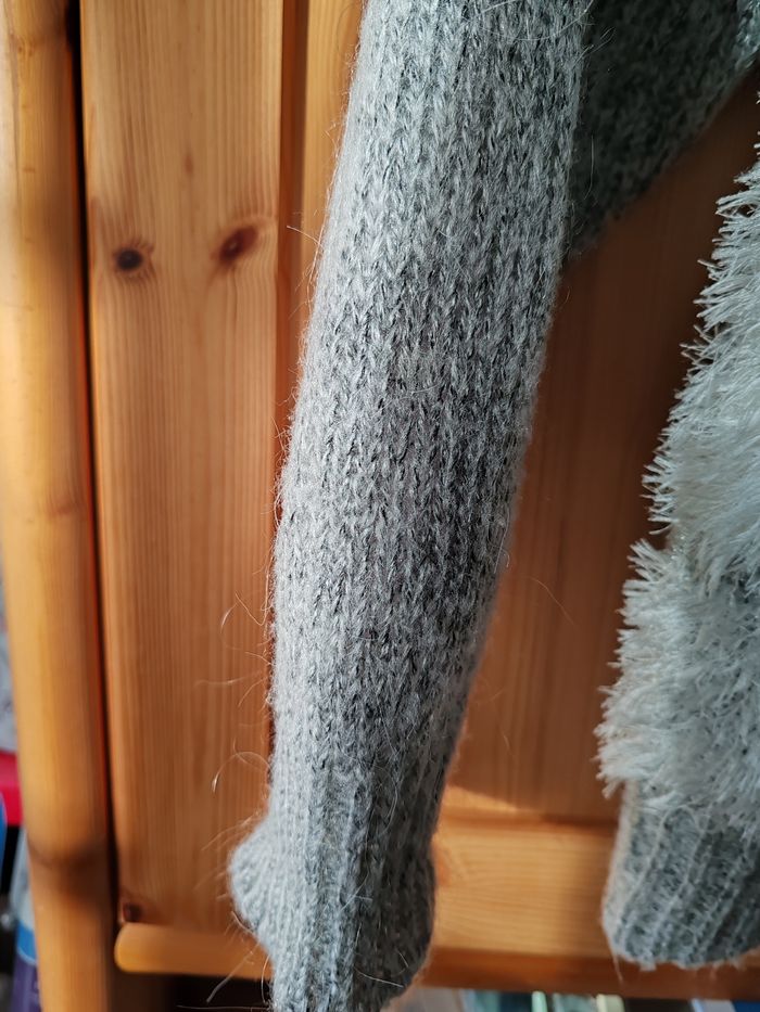 Veste laine poilu - photo numéro 4