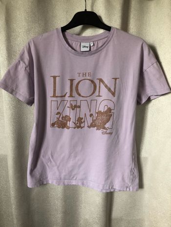 T-shirt lilas imprimé roi lion S Disney