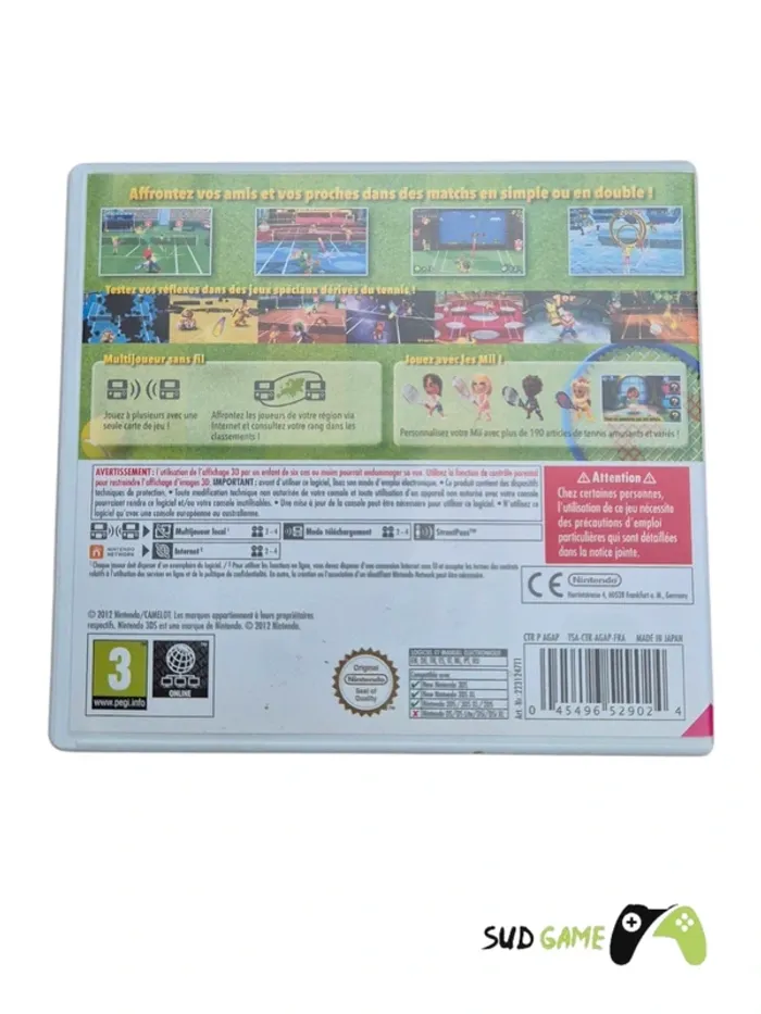 Jeu 3DS " Mario power tennis " Nintendo sélect - photo numéro 2