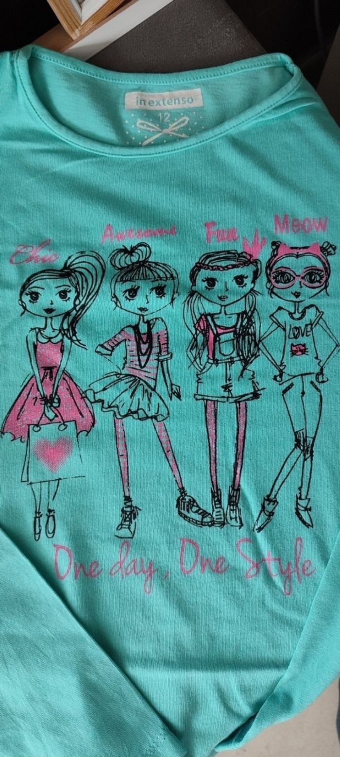 Tee-shirt In Extenso 12 ans - photo numéro 2