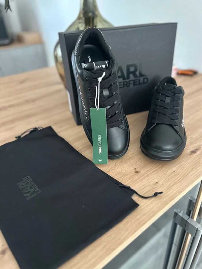 Baskets Noir Karl Lagerfeld 44 Neuves - photo numéro 2