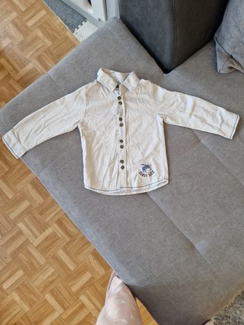 Chemise Gris Clair Taille 24 mois