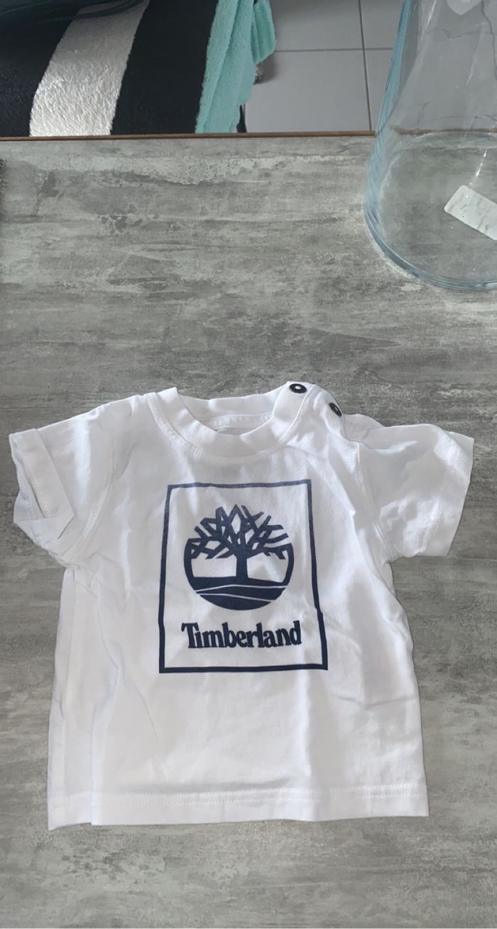 Tee shirt bébé timberland