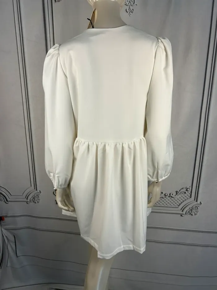 Robe blanche SAAJ T.2 / M neuve - photo numéro 8