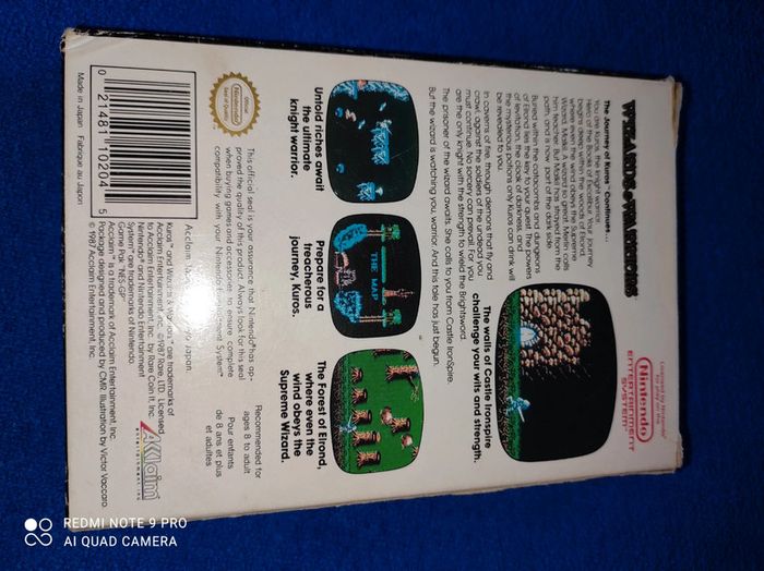 Wizards et warriors Nintendo nes - photo numéro 2
