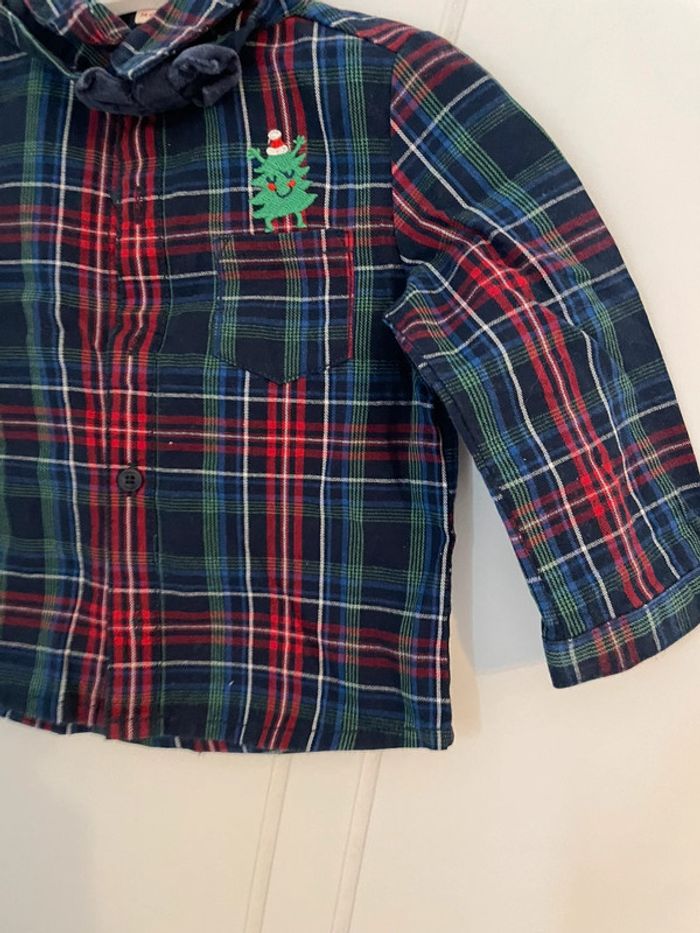 Chemise à carreaux Noël 12 mois - photo numéro 2