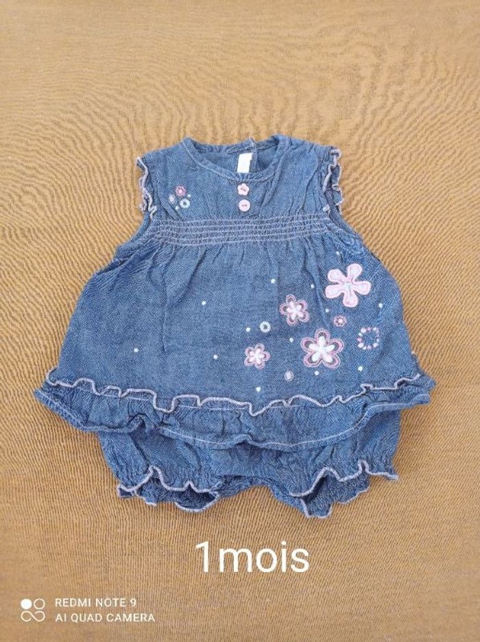 Barboteuse style jean