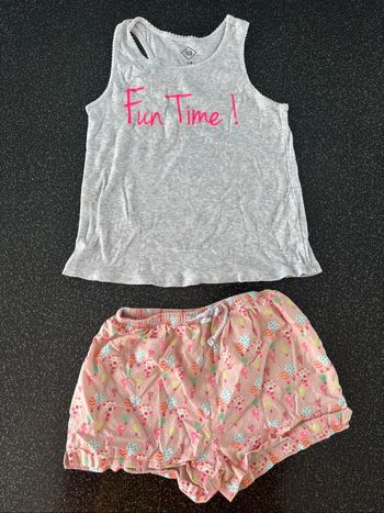 Tex - pyjama débardeur et short fille 7-8ans