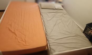 Lit gigogne +2 matelas et draps