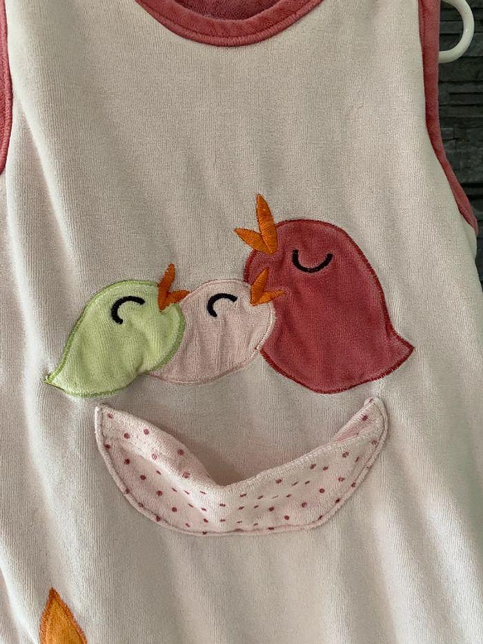 🌸 sublime Gigoteuse bébé fille 0-6 mois | Motif oiseaux & faon | Kitchoun 🌸 - photo numéro 2