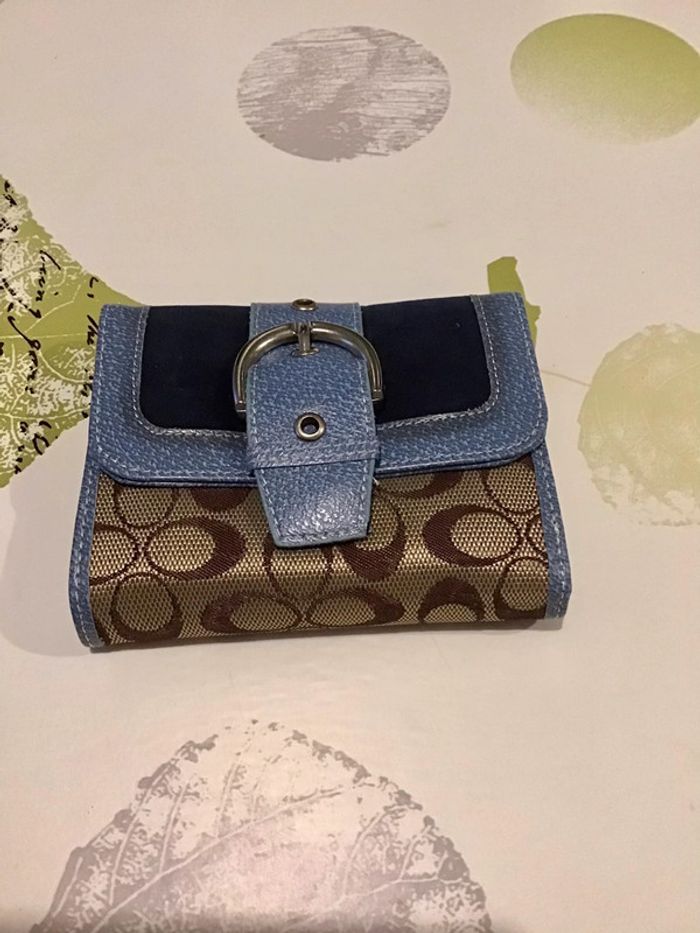 Porte feuille femme qui se déplie 26 cm ouvert 10 cm fermer - photo numéro 2