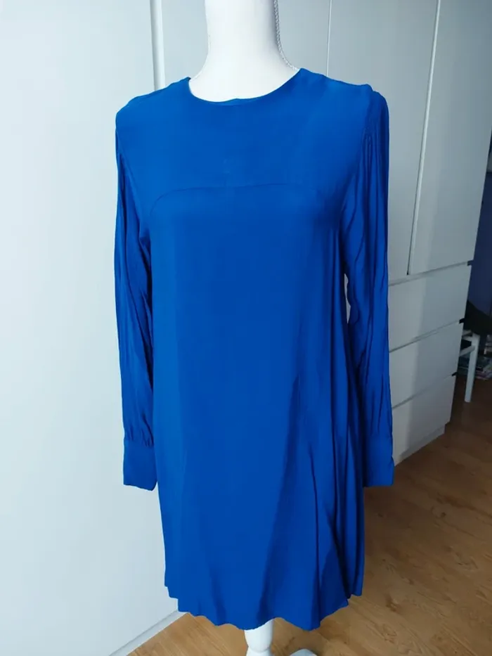 Robe droite Mango manches longues