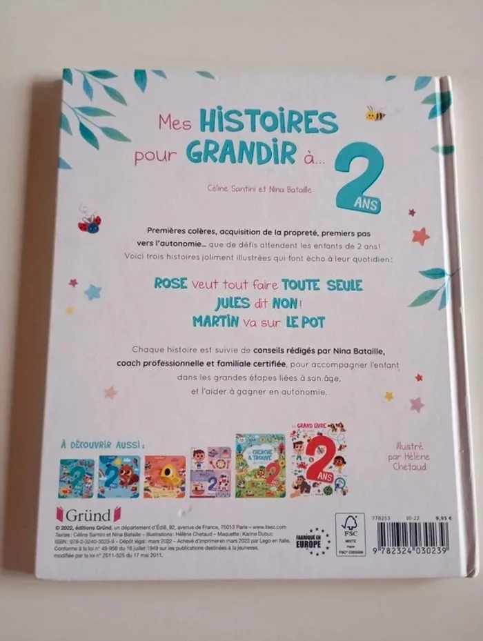 Mes histoires pour grandir à 2 ans - photo numéro 2