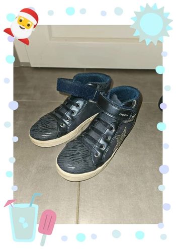 Geox fille basket montante bottine 34