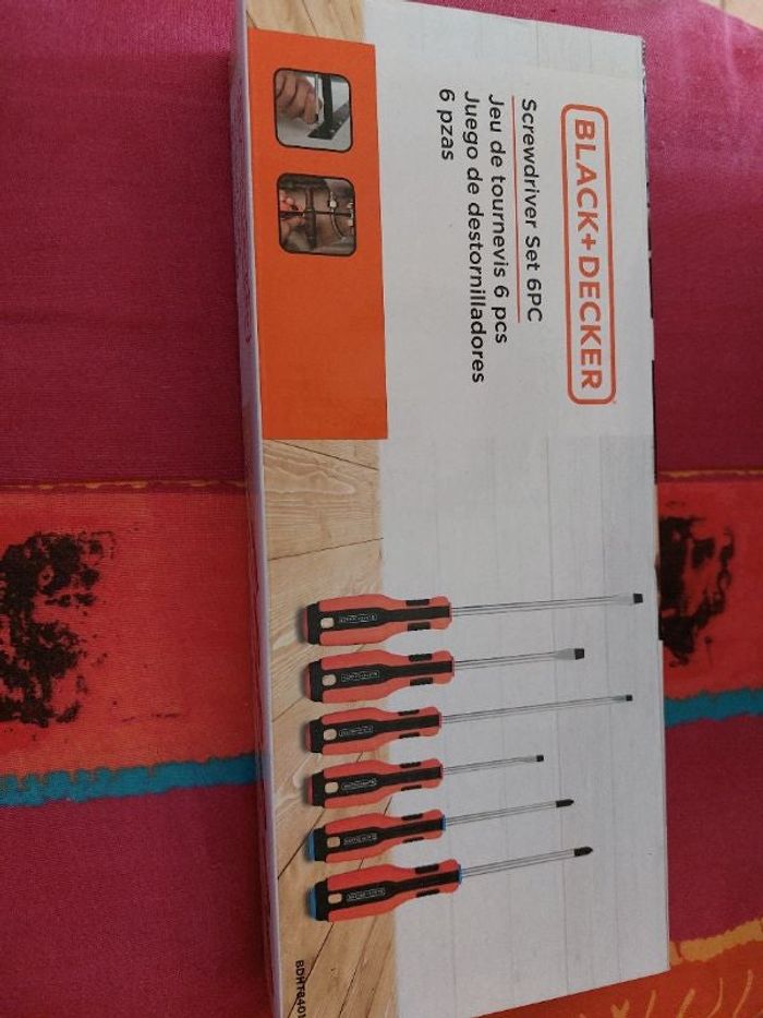 Jeu de tournevis Black et Decker