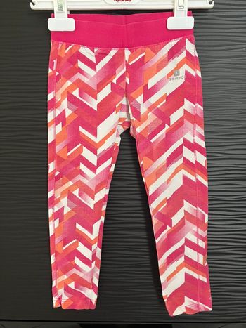 Legging rose de sport Domyos 4 ans