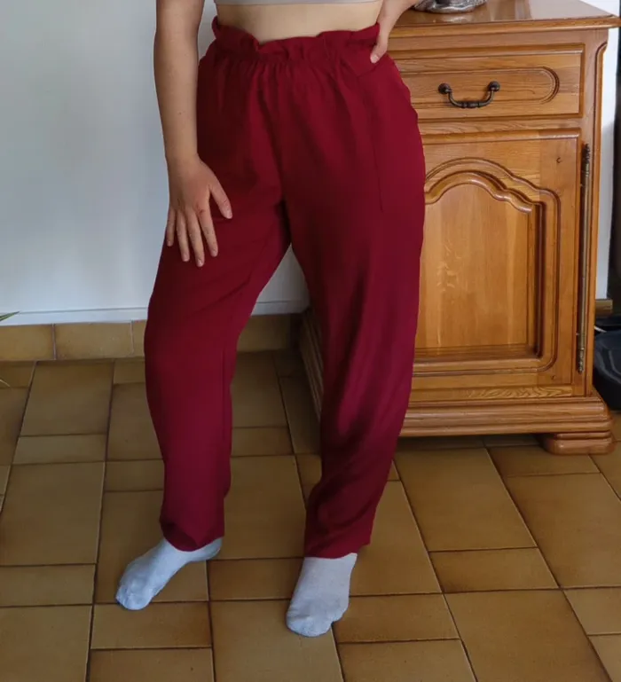 Pantalon rouge vintage
