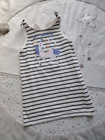 Robe licorne rayé 