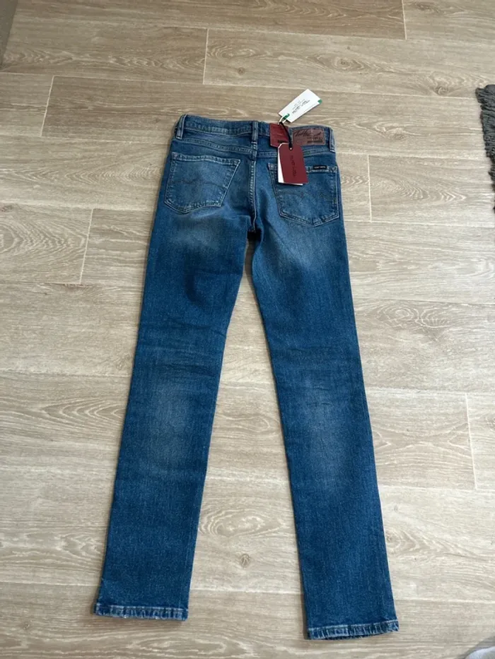 Jeans bleu indigo Teddy Smith flash jr skinny 12ans - photo numéro 3