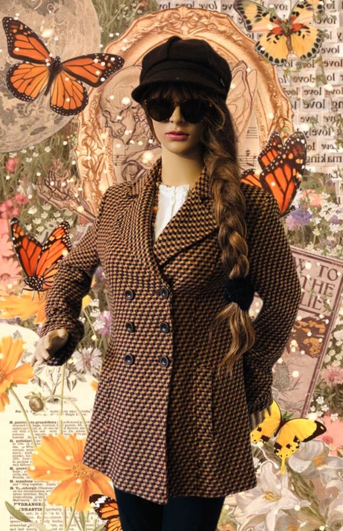 🤎Blazer laine motif multicolore Motivi wool multicolor pattern blazer🧡 - photo numéro 6