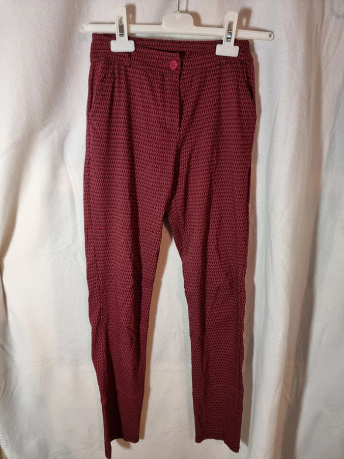 Pantalon bordeaux
