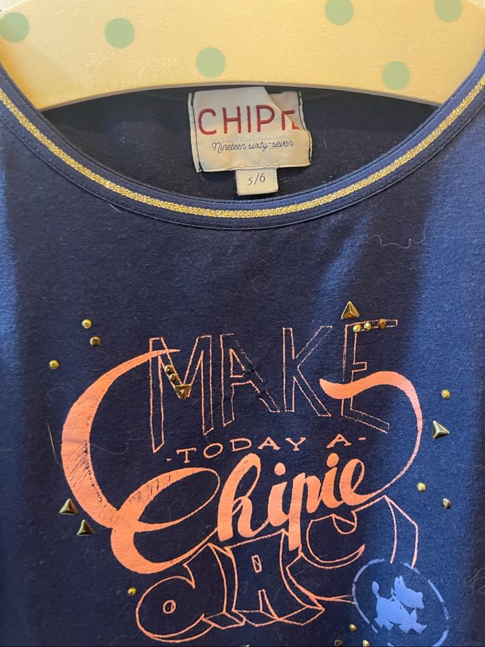 Robe Chipie 5/6 ans bon état bleu marine - photo numéro 2