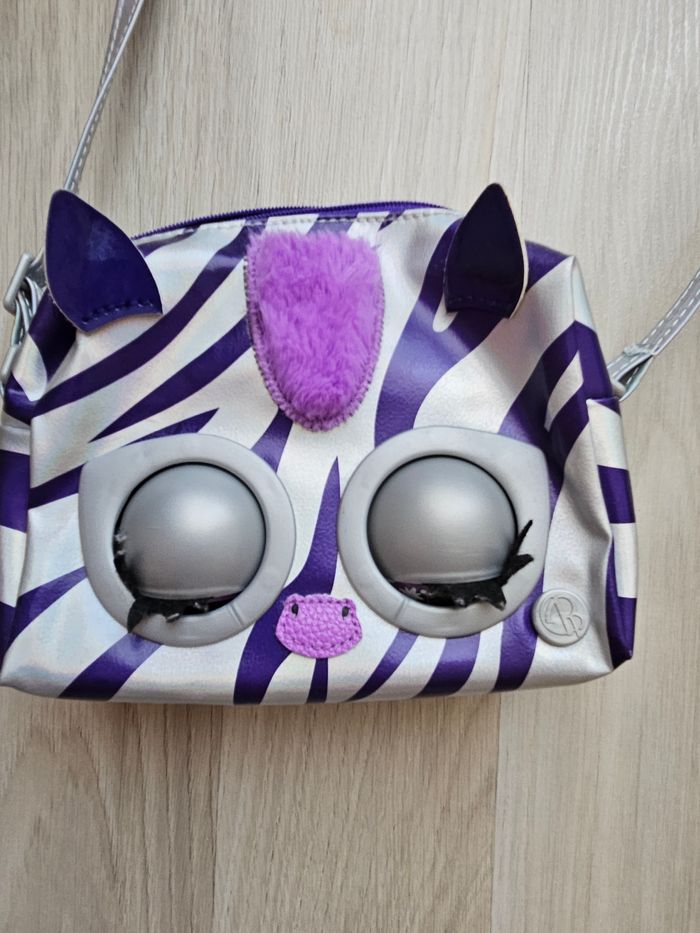 Purse pets zèbre argenté - photo numéro 4