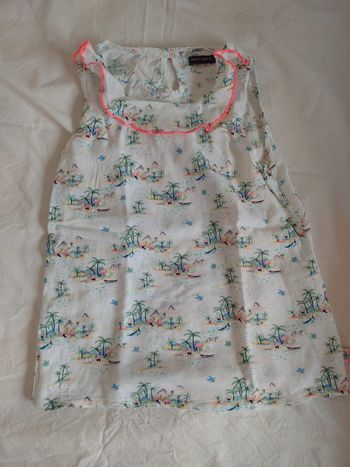 Tunique sans manches motifs îles  Sergent major