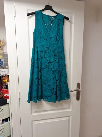 Robe bleu canard