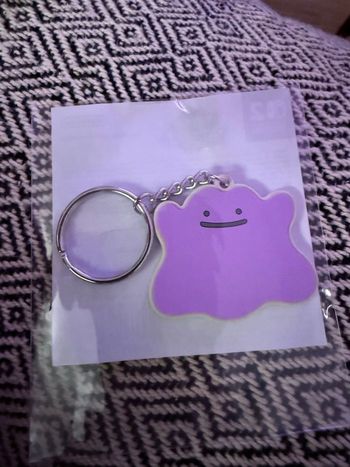 🔑 Porte-clés Métamorph Pokémon Pokopia - Goodie Officiel du jeu Nintendo Switch 2